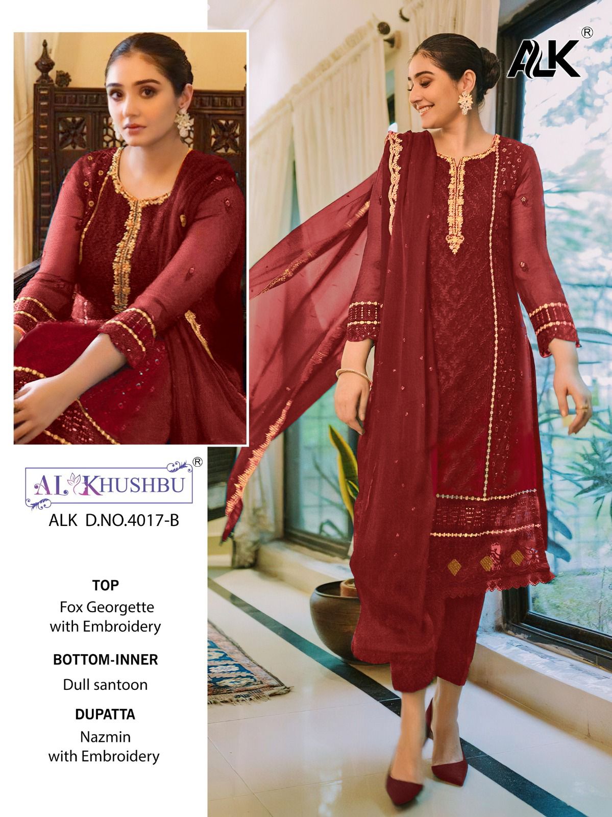 Alk Khushbu Suhana Vol 2 Wholesale Georgette Pakistani Suit Catalog